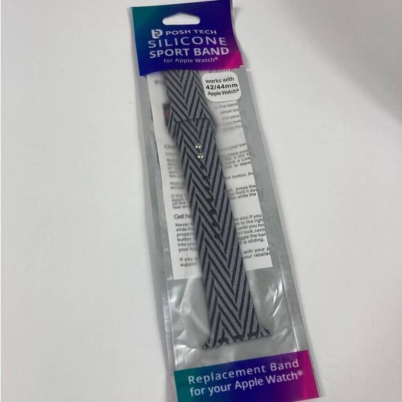 NWT Posh Tech Silicone Sport Band Apple Watch - Picture 1 of 2